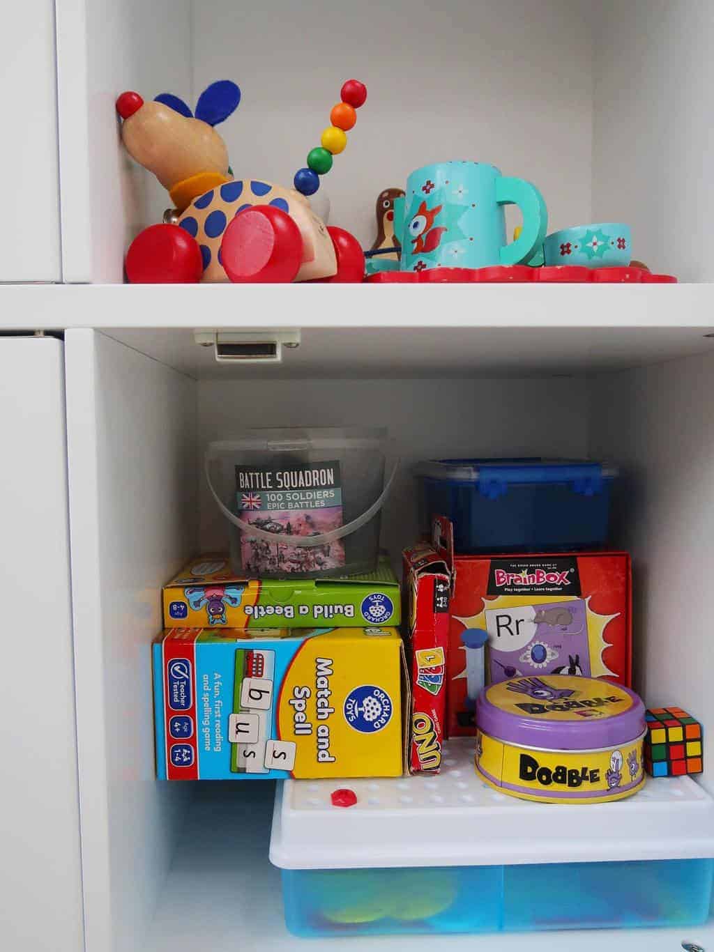 Living Room Storage for Toys